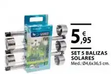 CMB Bricolage Solares - set 5 balizas oferta