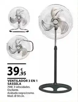 CMB Bricolage Sassela - ventilador 3 en 1 oferta
