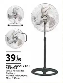 CMB Bricolage Sassela - ventilador 3 en 1 oferta