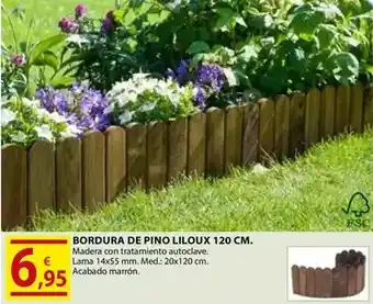 CMB Bricolage Bordura de pino lilloux 120 cm oferta