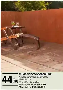 CMB Bricolage Mimbre ecologico lop oferta