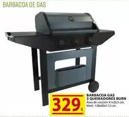 CMB Bricolage Barbacoa gas 3 quemadores burn oferta