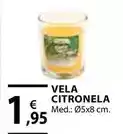 CMB Bricolage Vela citronela oferta