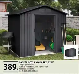 CMB Bricolage Gotland - caseta dark 5,27 m2 oferta
