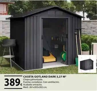 CMB Bricolage Gotland - caseta dark 5,27 m2 oferta