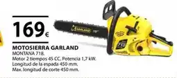 CMB Bricolage Garland - motosierra oferta