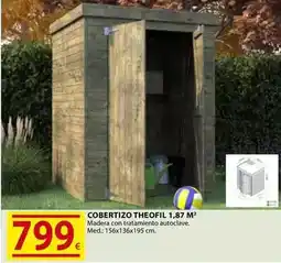 CMB Bricolage Cobertizo theofil 1,87 m2 oferta