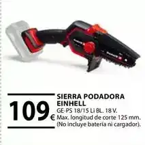 CMB Bricolage Einhell - sierra podadora oferta