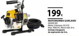 CMB Bricolage Garland - motobomba oferta