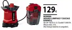 CMB Bricolage Einhell - bomba aguas limpies y sucias oferta