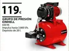 CMB Bricolage Einhell - grupo de presion oferta