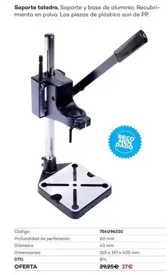Ferri Soporte taladro oferta