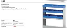 Ferri 303/ composición/ 3 estanterías oferta