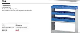 Ferri 303/ composición/ 3 estanterías oferta