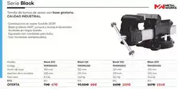 Ferri Serie black/ tornillo de banco de acero con base giratoria oferta
