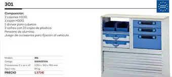 Ferri 301/ composicion/ 2 cajones h100 oferta