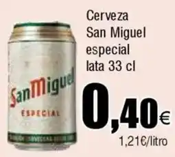 FROIZ SAN MIGUEL Cerveza especial oferta