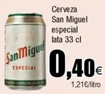 FROIZ SAN MIGUEL Cerveza especial oferta
