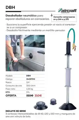 Ferri Dbh desabollador neumático para reparar abolladuras en carrocerías oferta