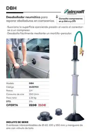 Ferri Dbh desabollador neumático para reparar abolladuras en carrocerías oferta