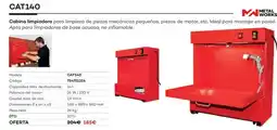 Ferri Cat140/ cabina limpiadora para limpieza de piezas mecanicas pequenas oferta