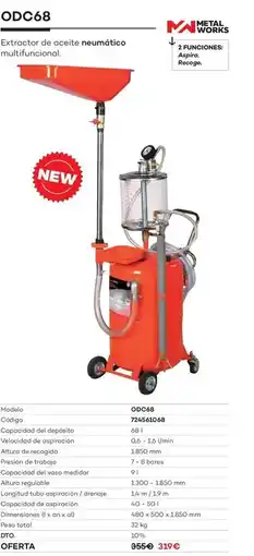 Ferri Odc68/ extractor de aceite neumatico multifuncional oferta