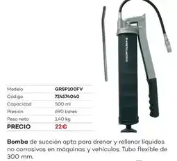 Ferri Bomba de engrase tipo palanca oferta
