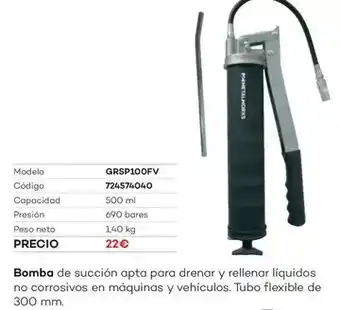 Ferri Bomba de engrase tipo palanca oferta