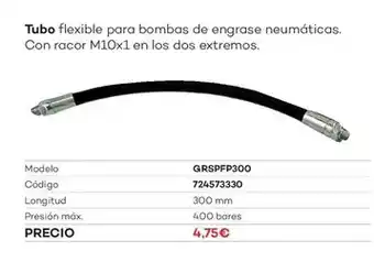 Ferri Tubo flexible para bombas de engrase neumáticas oferta
