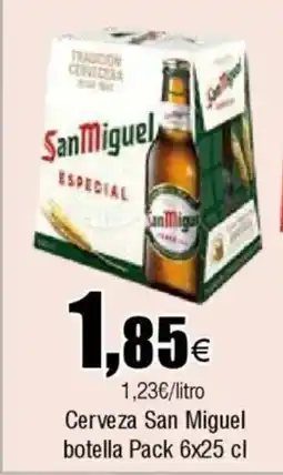 FROIZ SAN MIGUEL Cerveza botella oferta