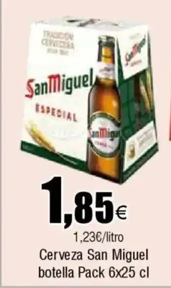 FROIZ SAN MIGUEL Cerveza botella oferta