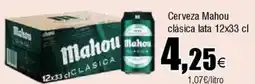 FROIZ MAHOU Cerveza clásica oferta