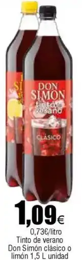 FROIZ DON SIMON Tinto de verano clásico o limón oferta
