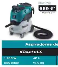 Ferri Makita - aspiradores de suelo vc4210lx oferta