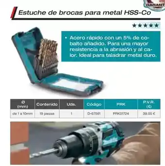 Ferri Estuche de brocas para metal hss-co oferta
