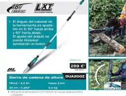 Ferri Makita - sierra de cadena de altura oferta