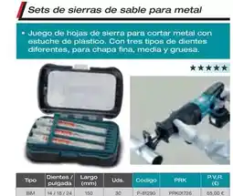 Ferri Sets de sierras de sable para metal oferta