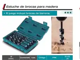 Ferri Estuche de brocas para madera oferta