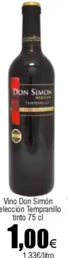 FROIZ DON SIMON Vino Selección Tempranillo tinto oferta