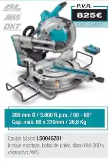 Ferri Makita -equipo básico ls004gz01 oferta