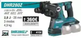 Ferri Makita - martillo ligeros dhr280z oferta