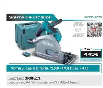 Ferri Makita - sierra de incision oferta