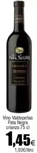 FROIZ PATA NEGRA Vino Valdepeñas crianza oferta