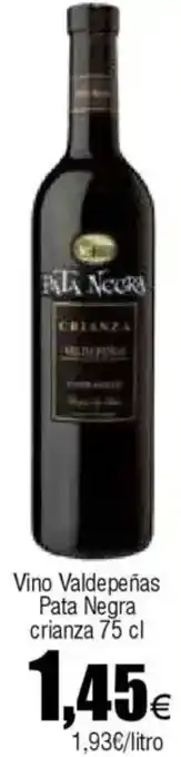 FROIZ PATA NEGRA Vino Valdepeñas crianza oferta