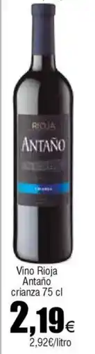 FROIZ RIOJA Vino Antaño crianza oferta