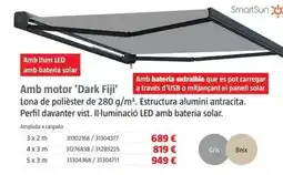 Bauhaus Smart sun - con motor 'dark fiji' oferta