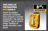 Ferri Pack doble de portabaterias dwst82820-0 oferta