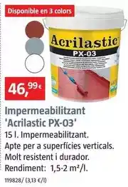 Bauhaus Impermeabilizante 'acrilastic px-03' oferta