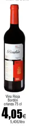 FROIZ BORDON Vino Rioja crianza oferta