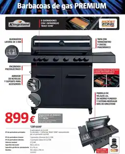 Bauhaus Kingstone - barbacoa de gas 'cliff 6500' oferta